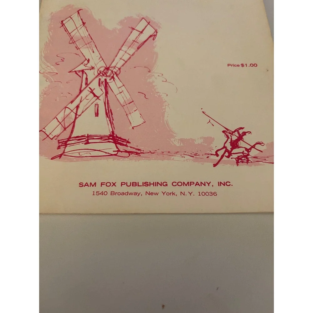 Man of‎ La Mancha Choral Sheet Music Mixed Voices S.A.T.B. Sam Fox Publishing